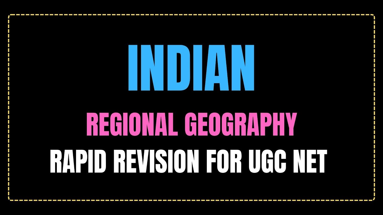 INDIAN GEOGRAPHY- Regional Planning