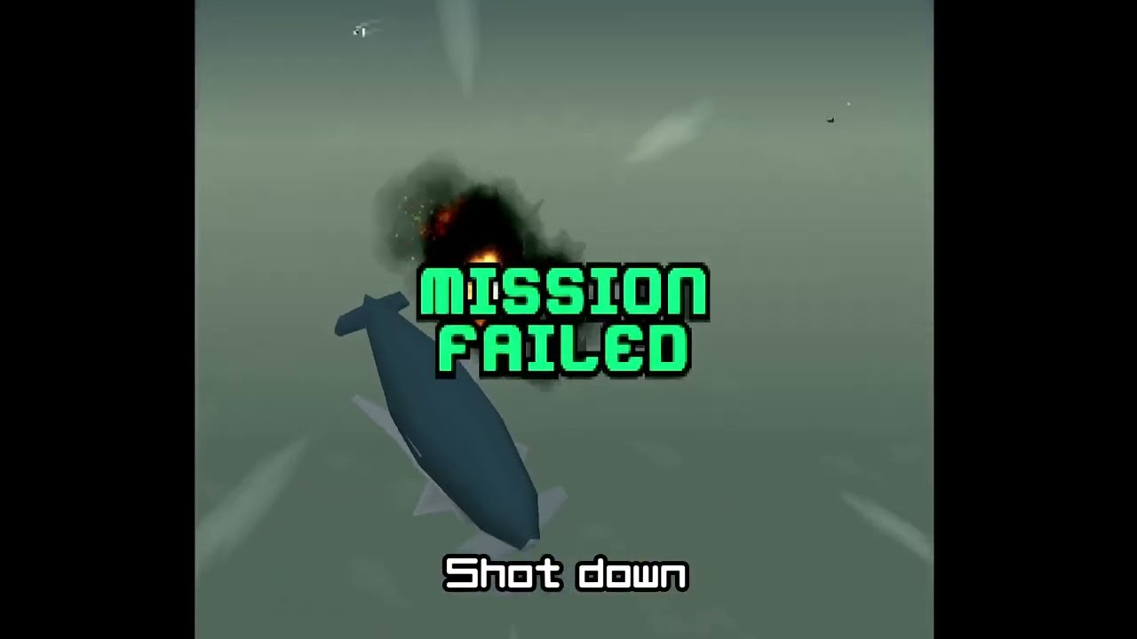 Ace Combat 3 - (Almost) all Mission Failed and Mission Over screens