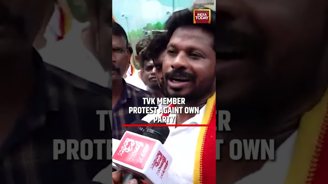 TVK Member Protests After Vijay Releases 234 Candidates List | TVK Vijay News | Tamil Nadu Election