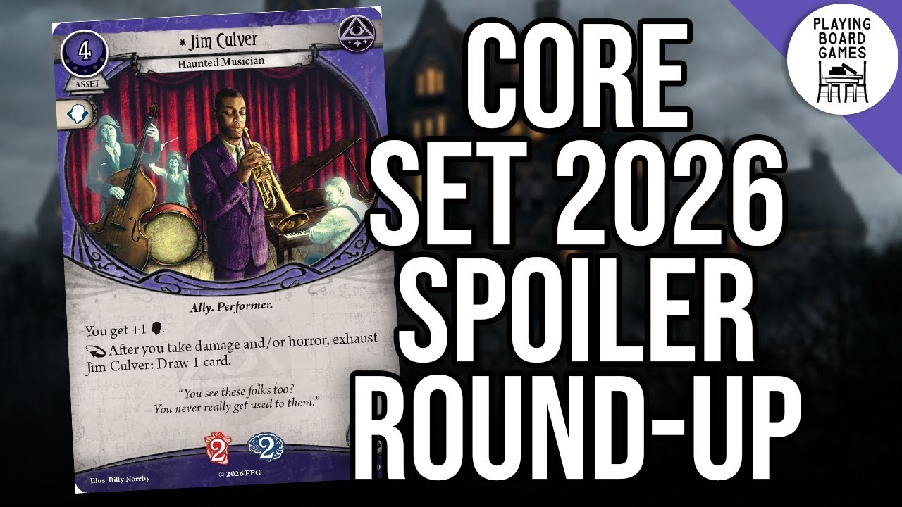 Wait a minute, is that Jim Culver? (Arkham Core Set 2026 Spoiler Round-Up 9)