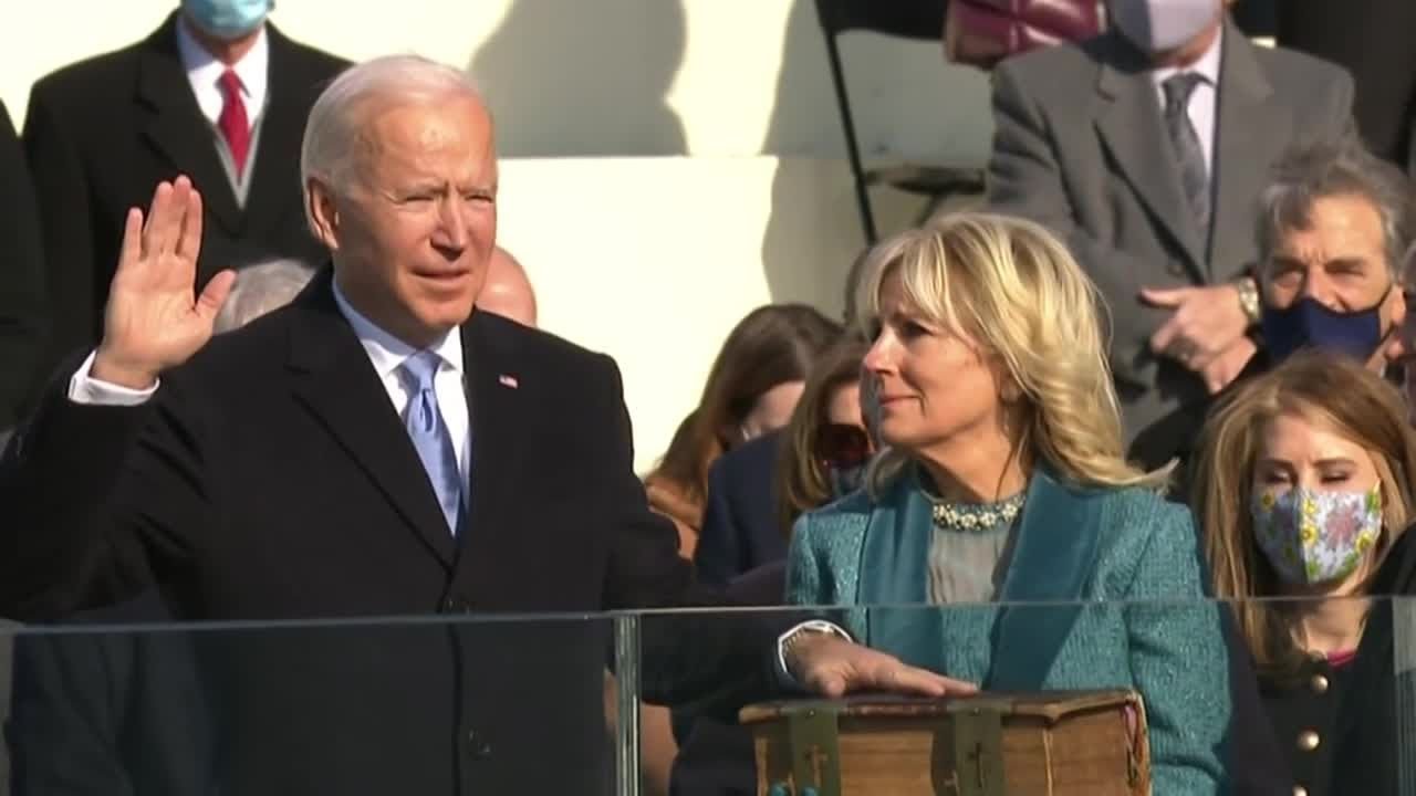 President Joe Biden's oath of office