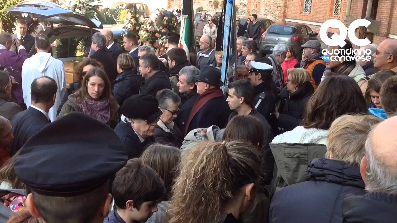 CASTELLAMONTE il funerale di Gloria Rosboch