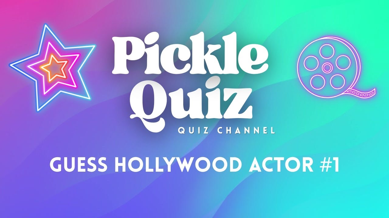 Guess The Hollywood Star #1 - 40 Trivia Questions - Know Your Movie Stars? Pub Quiz Fun