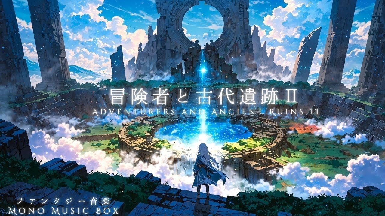 【ファンタジー音楽/Fantasy Music】冒険者と古代遺跡Ⅱ【作業用/勉強用/睡眠用】