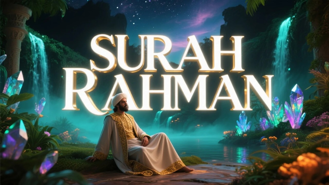 Surah Ar Rahman سورة الرحمن | تلاوة مريحة من القرآن لنوم عميق وهادئ | #lofiquran