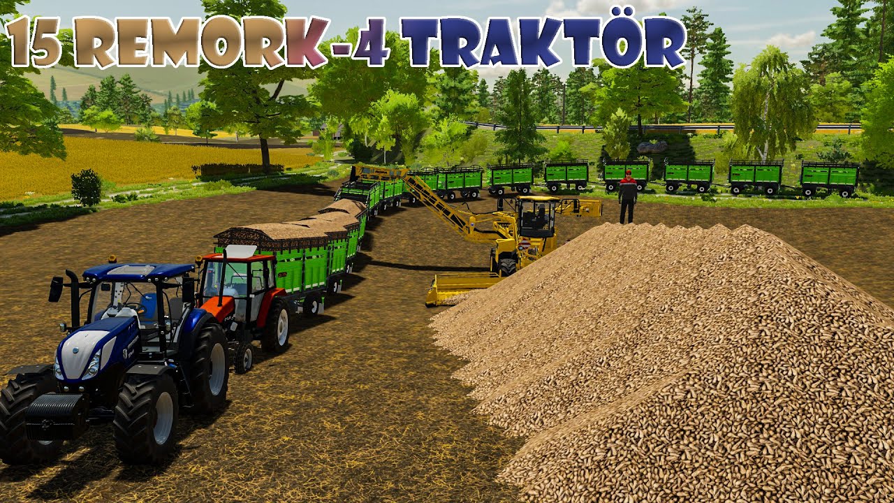 KONYA İŞİ PANCAR SEVKİYATI! |FS 22| |15 REMORK 4 TRAKTÖR| |180 TON PANCARLA ZOR ANLAR| |L95| |NH T7|