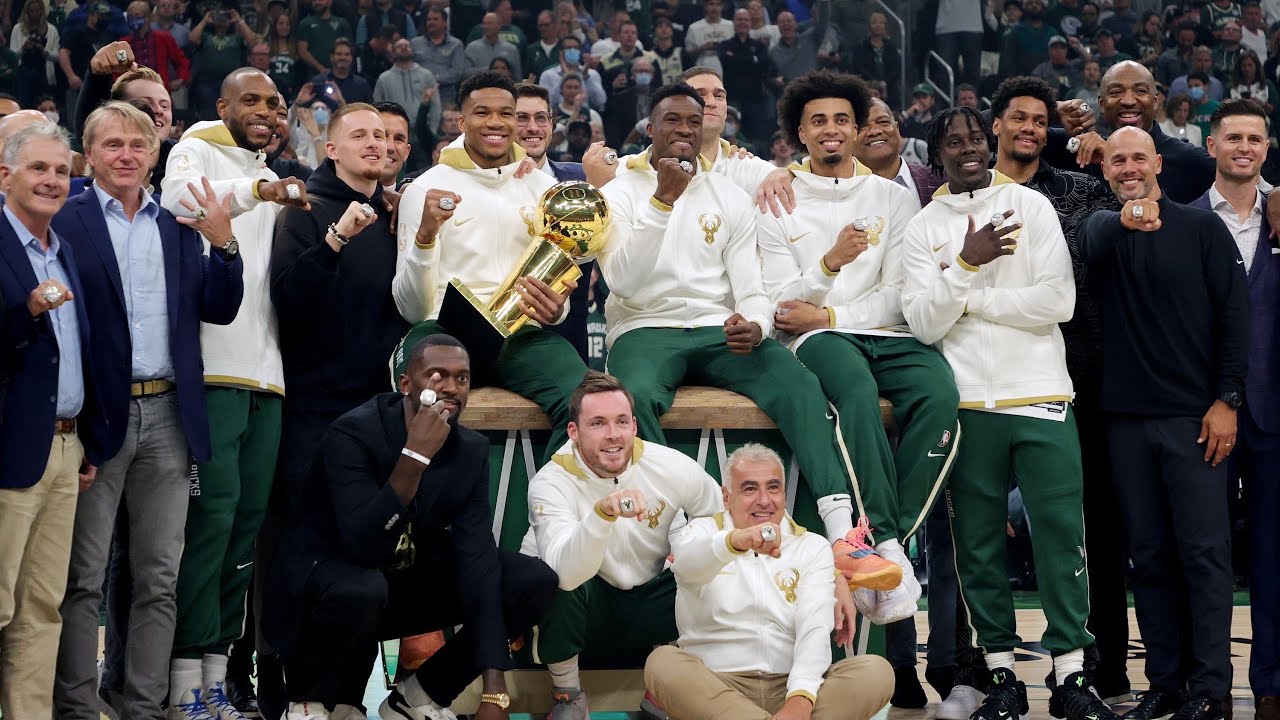 Полная церемония вручения чемпионского перстня НБА «Милуоки Бакс» 💍