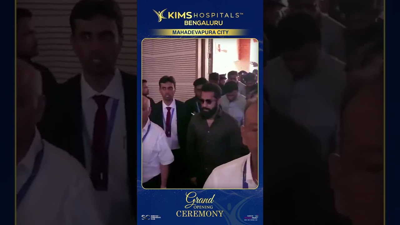 Man of Masses #NTR Grand Entry 🔥|  KIMS Hospitals, Bengaluru | Shreyas Media
