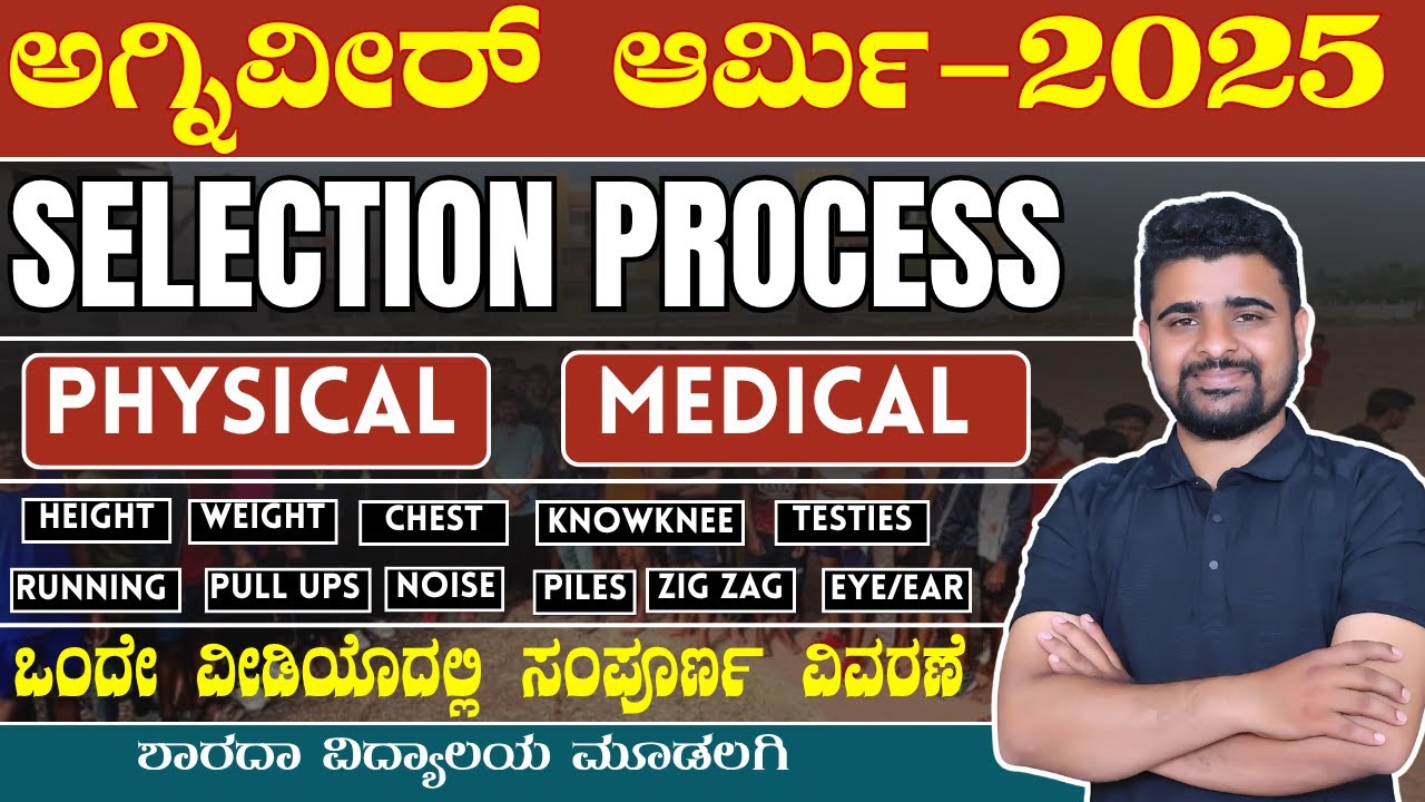 || AGNIVEER ARMY SELECTION PROCESS PHYSICAL MEDICAL COMPLETE DETAILS IN ONE VIDEO ||