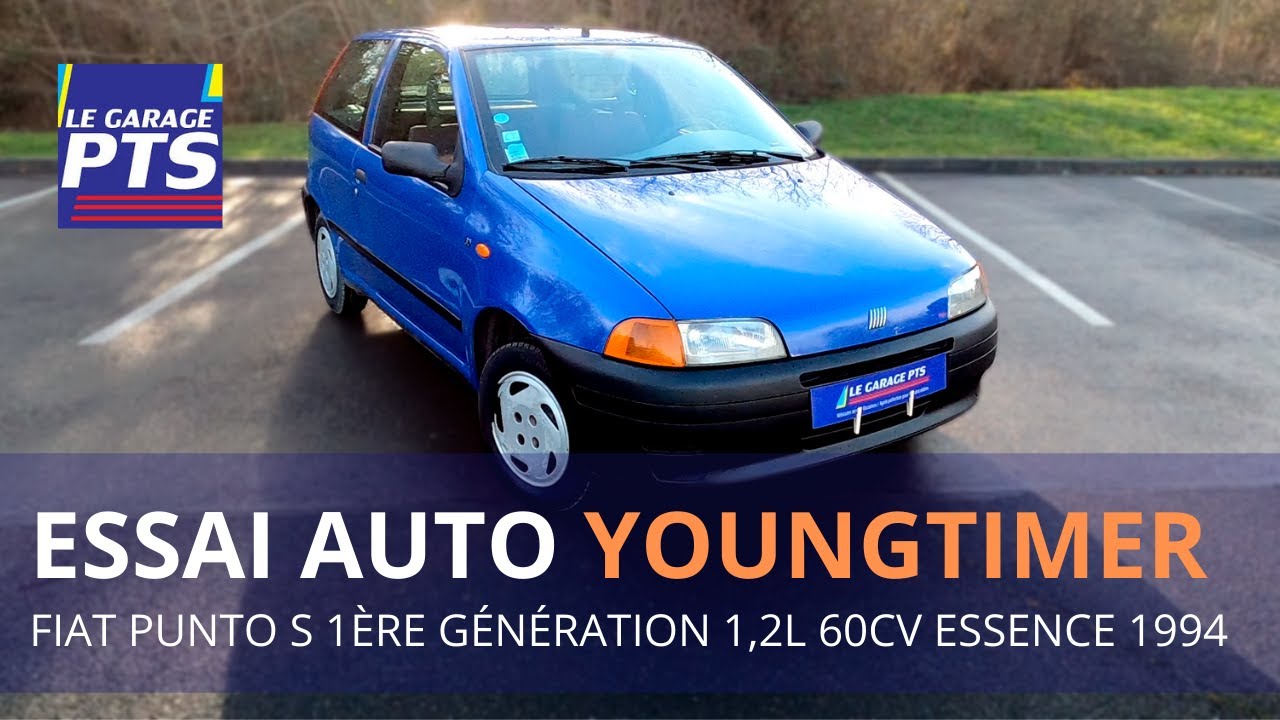 TEST YOUNGTIMER - FIAT PUNTO S 1ÈRE GÉNÉRATION 1,2L 60CV ESSENCE 1994