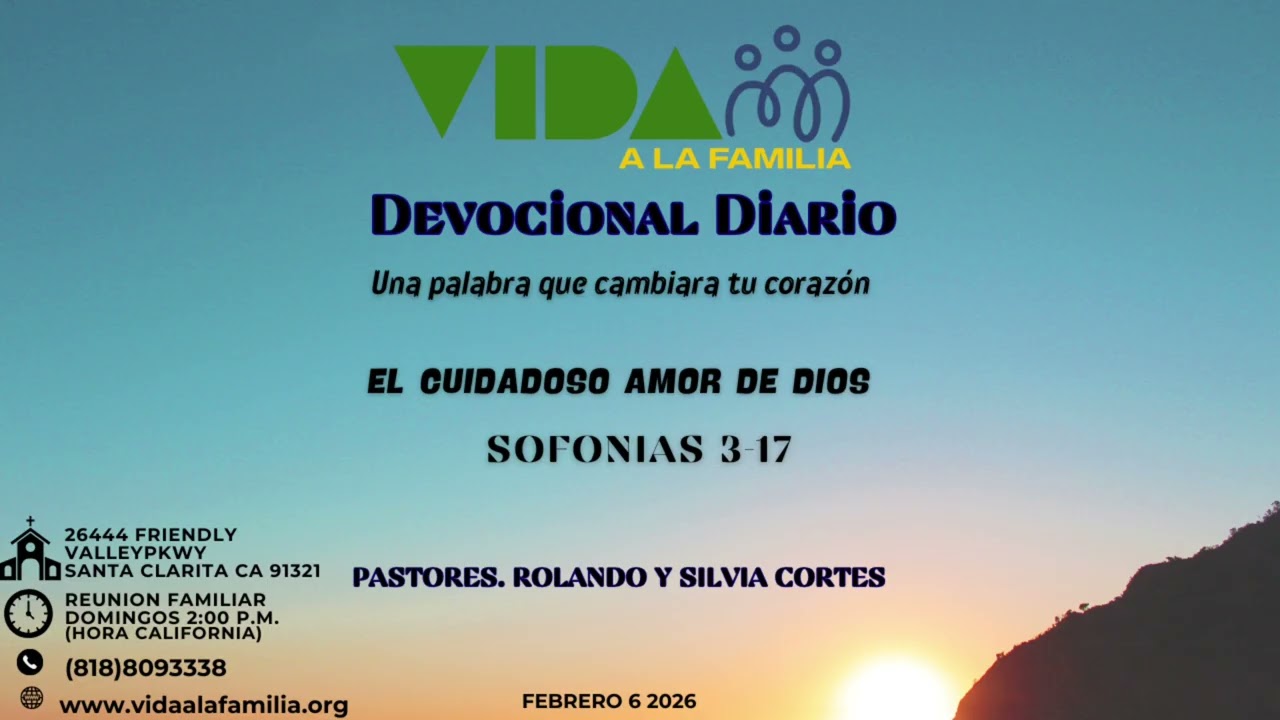 Devocional El cuidadoso Amor De Dios