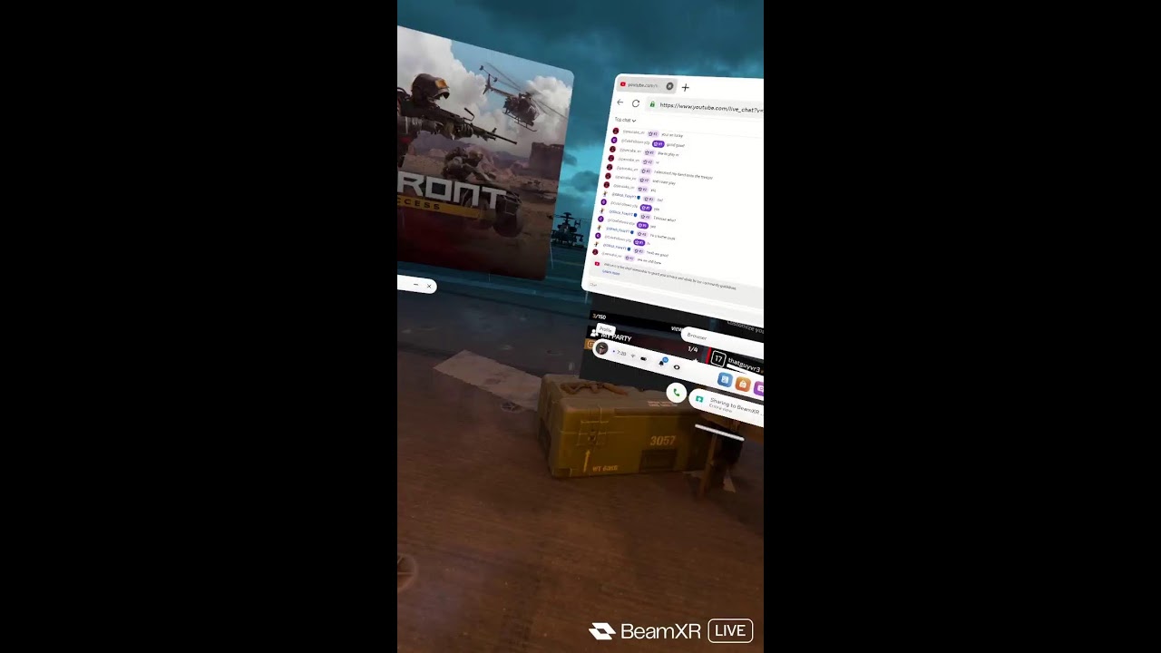 Streaming with BeamXR Live