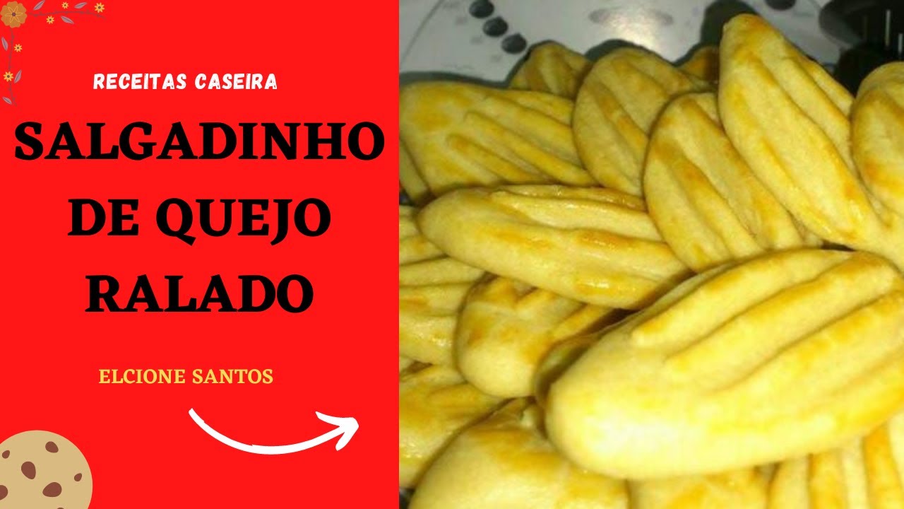 Salgadinho de Queijo Ralado, Rápido e Fácil de Fazer /Derrete na Boca😋