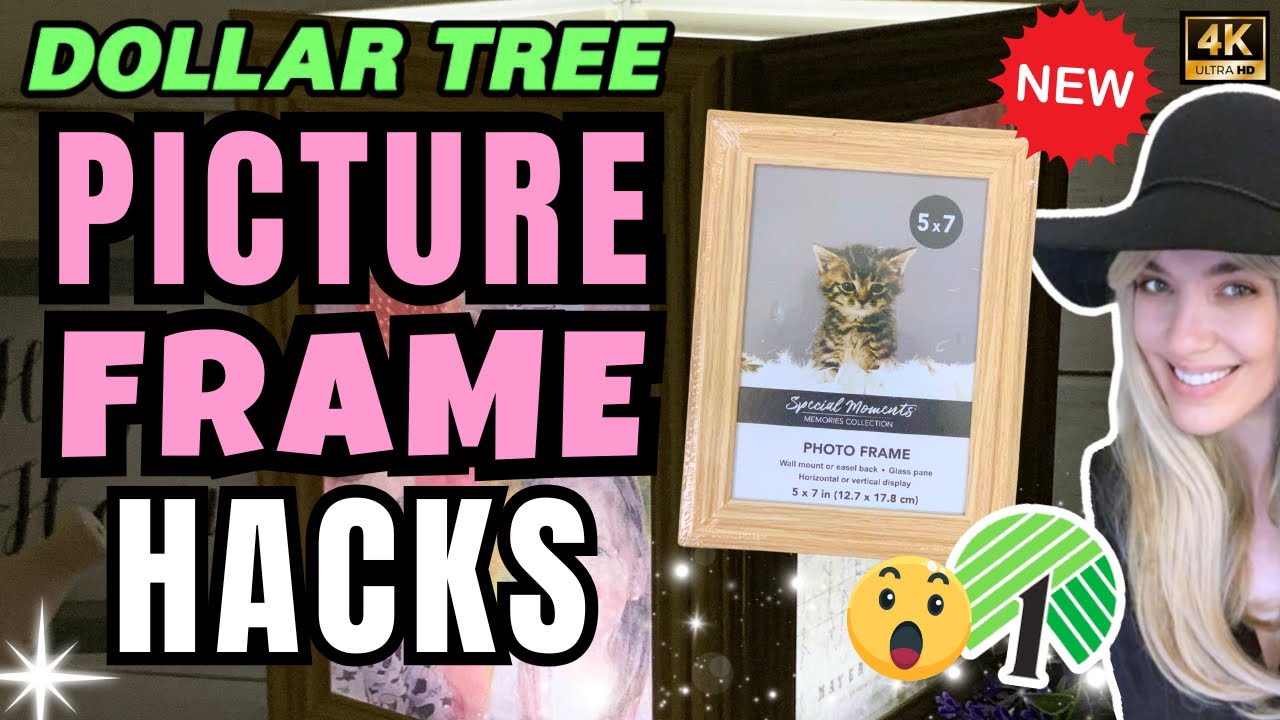 Fabulous Dollar Tree Picture Frame DIYS & Hacks