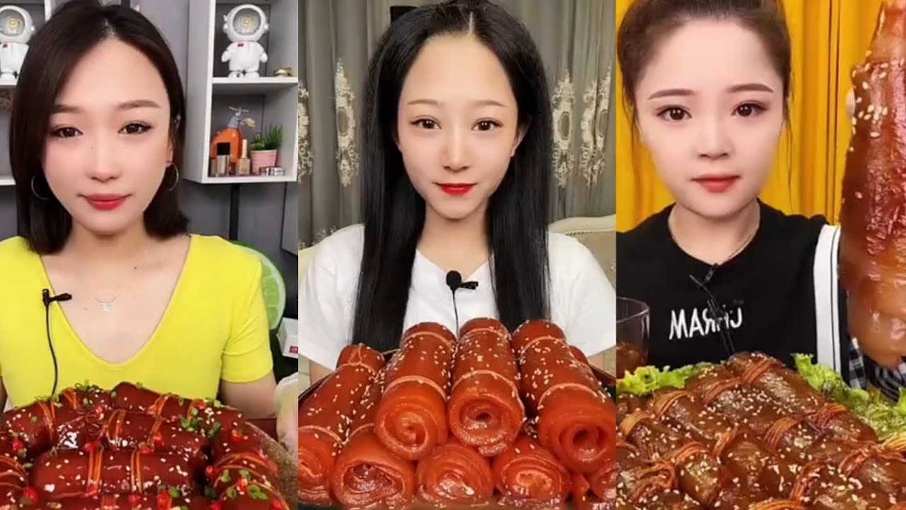 Part ( 07 ) [ MUKBANG ASMR] Spicy Chicken Pork 🍜 with 3x Spicy Lots of Food Pork Belly 😱