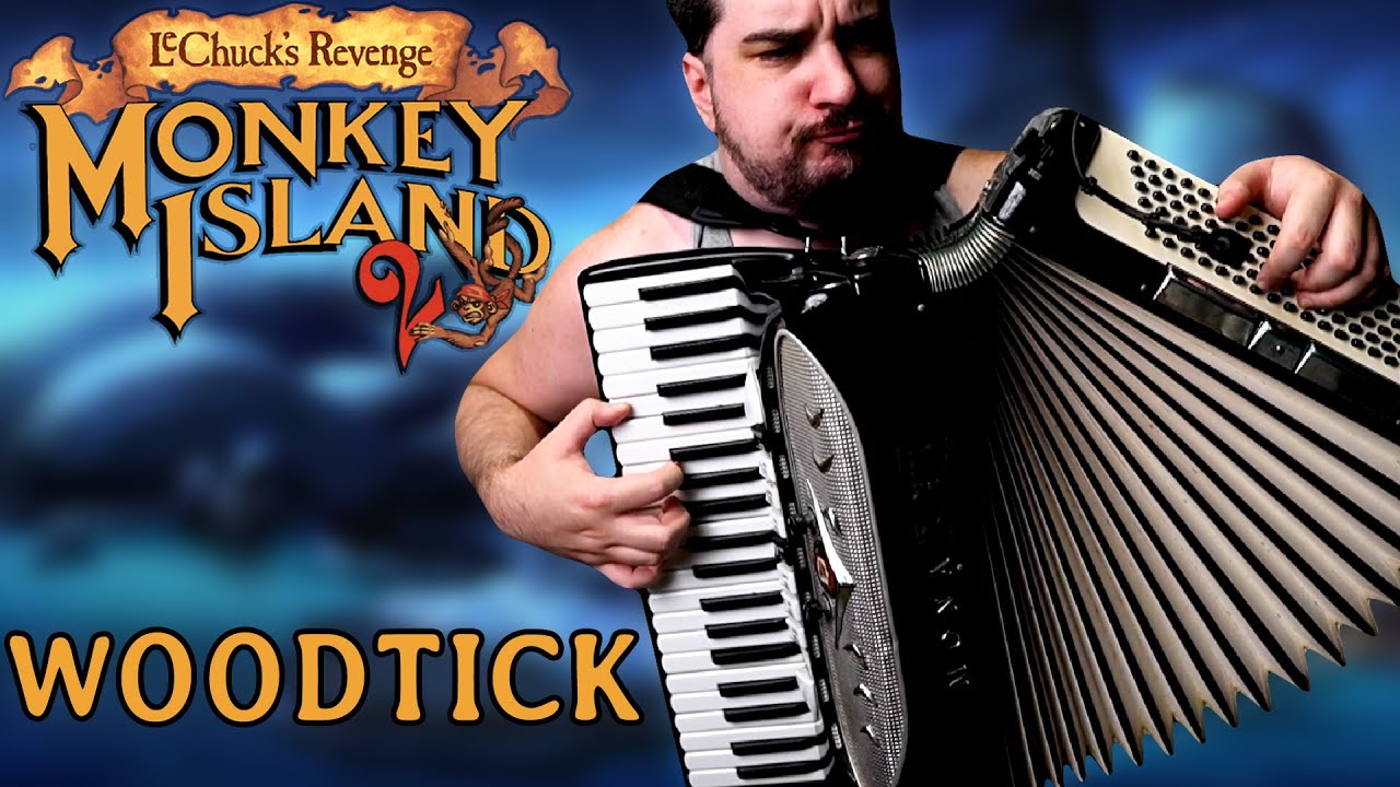 Woodtick accordion cover - Monkey Island 2