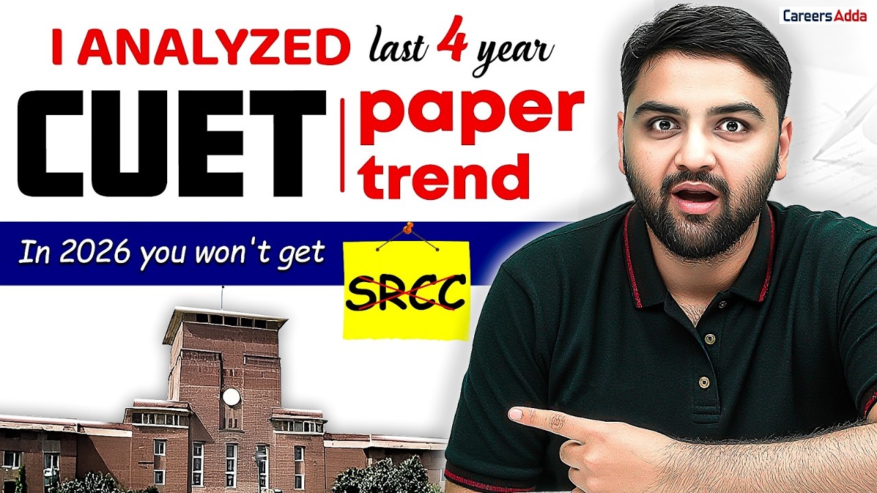 CUET 2026 Commerce: I Analyzed the Last 4 Years Papers and Found This 😱