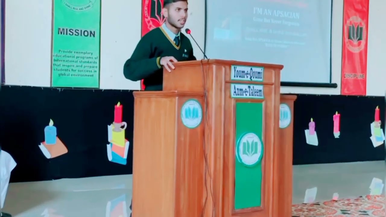 16 Dec Black Day|Best Heart Touching speech in English|APS Peshawar Attack|APSPanoAkil Jinnah Cantt