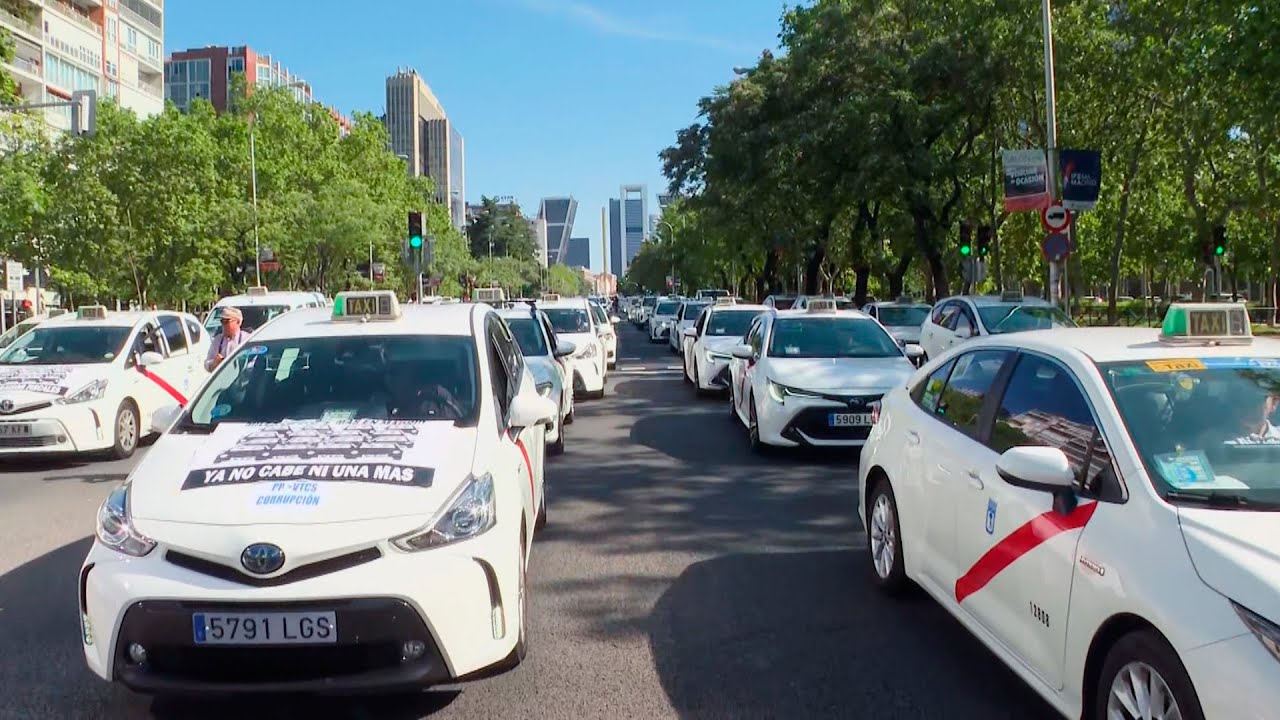 Taxistas de Madrid en pie de guerra contra las nuevas licencias de VTC