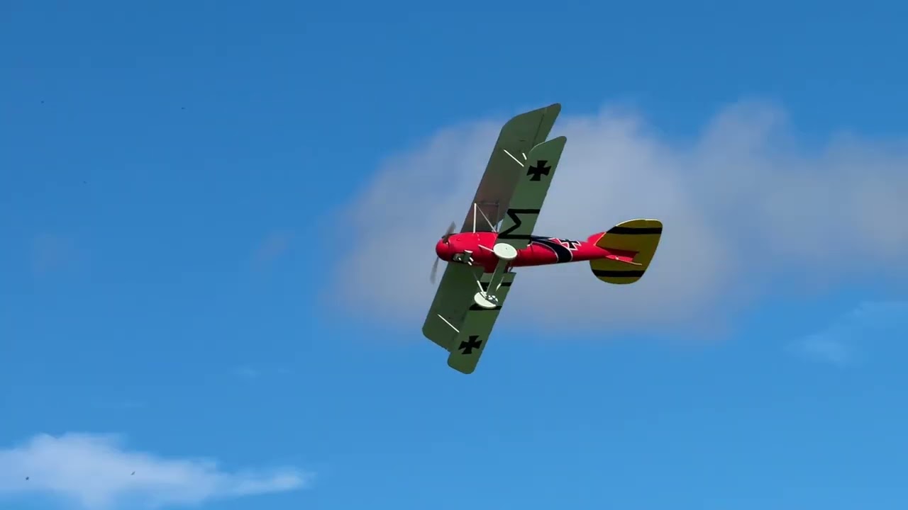 Balsa USA 1/3rd Scale Albatross maiden flight