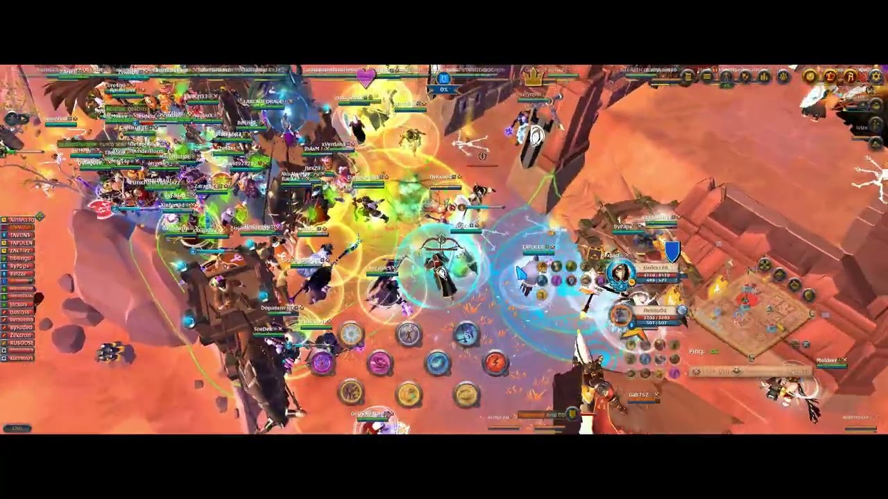 Albion Online POV Arcane 1 hand UPSIDE 40% vs ALLY The Rugrats 42%