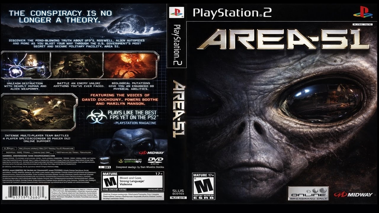 Area 51 ps2 2005