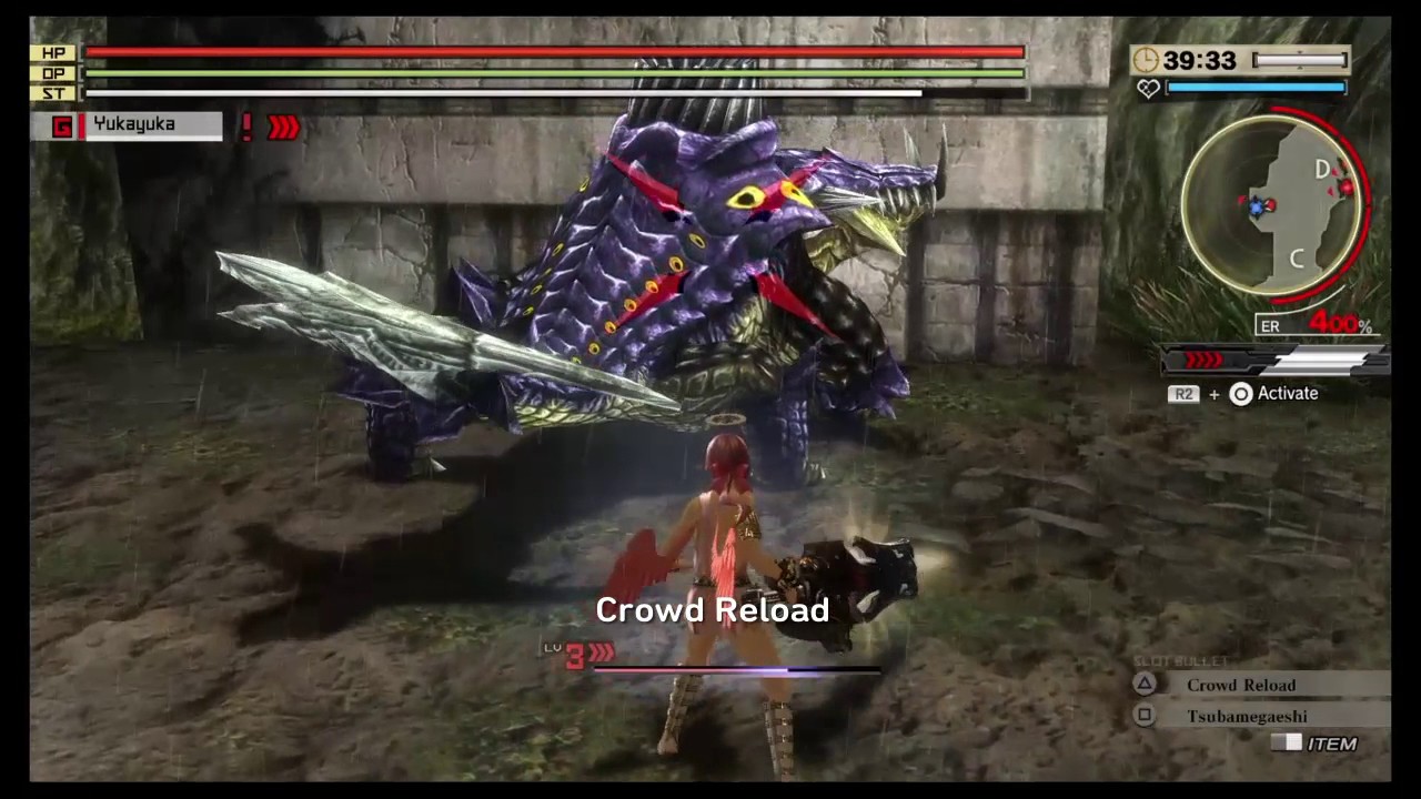 GOD EATER 2 RAGE BURST Assault Bullet Crowd Bullet