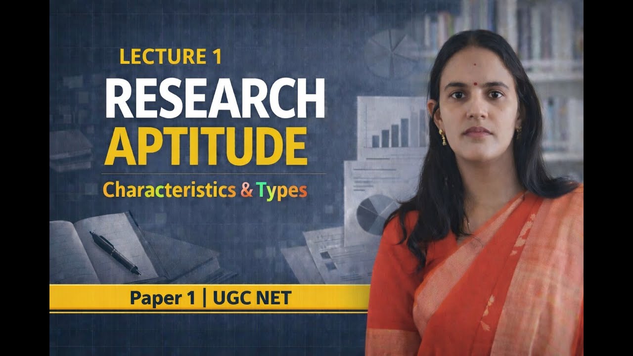 Research Aptitude | Research Characteristics & Types | Paper 1 | UGC NET