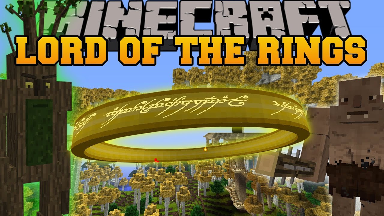 Minecraft: LORD OF THE RINGS MOD (BECOME GOOD OR EVIL, CHOOSE YOUR DESTINY!) Mod Showcase