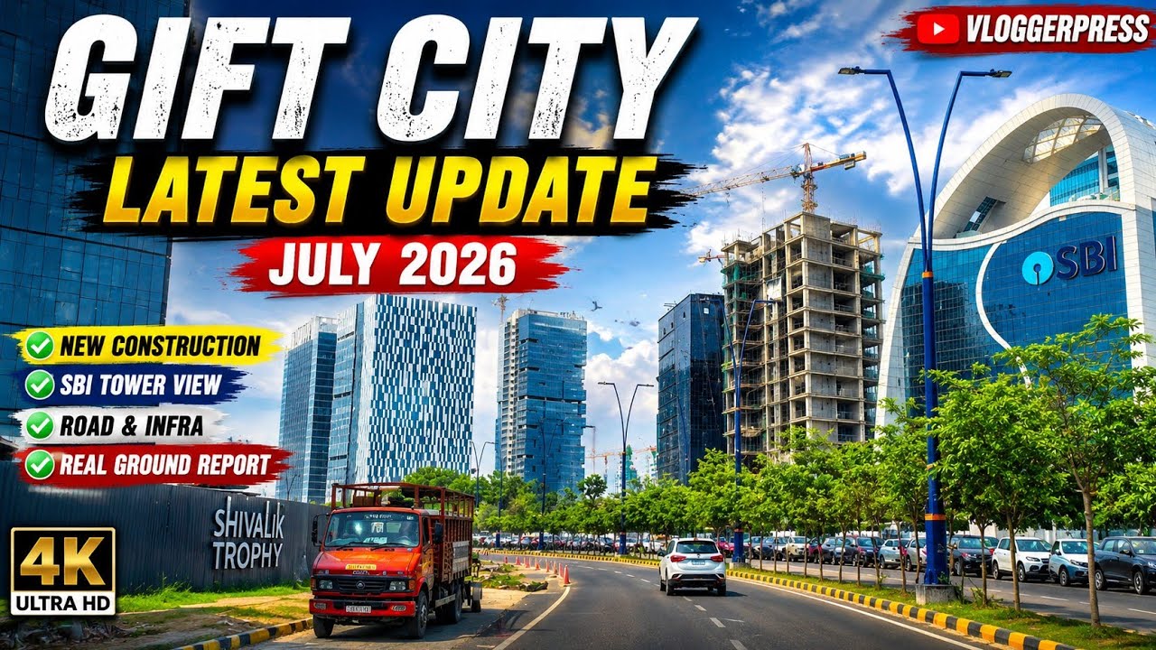 GIFT CITY Gandhinagar Latest Update | July 2026 | Real Progress in 4K | #giftcity #gandhinagar 