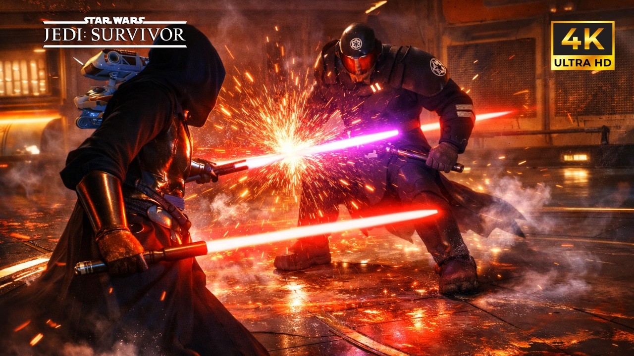 Star Wars Jedi: Survivor - DARTH REVAN VS THE NINTH SISTER - Ultra Realistic Graphics [4K 60FPS]