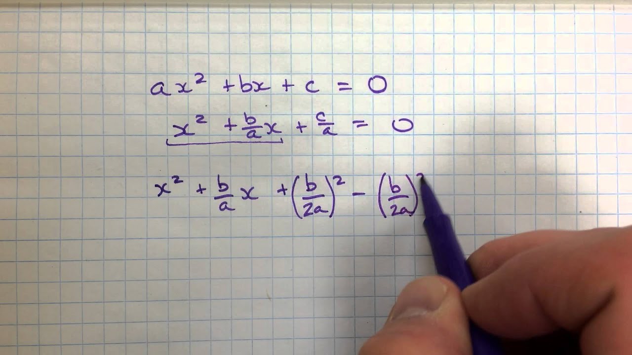 Where does the Quadratic Formula come from?!?