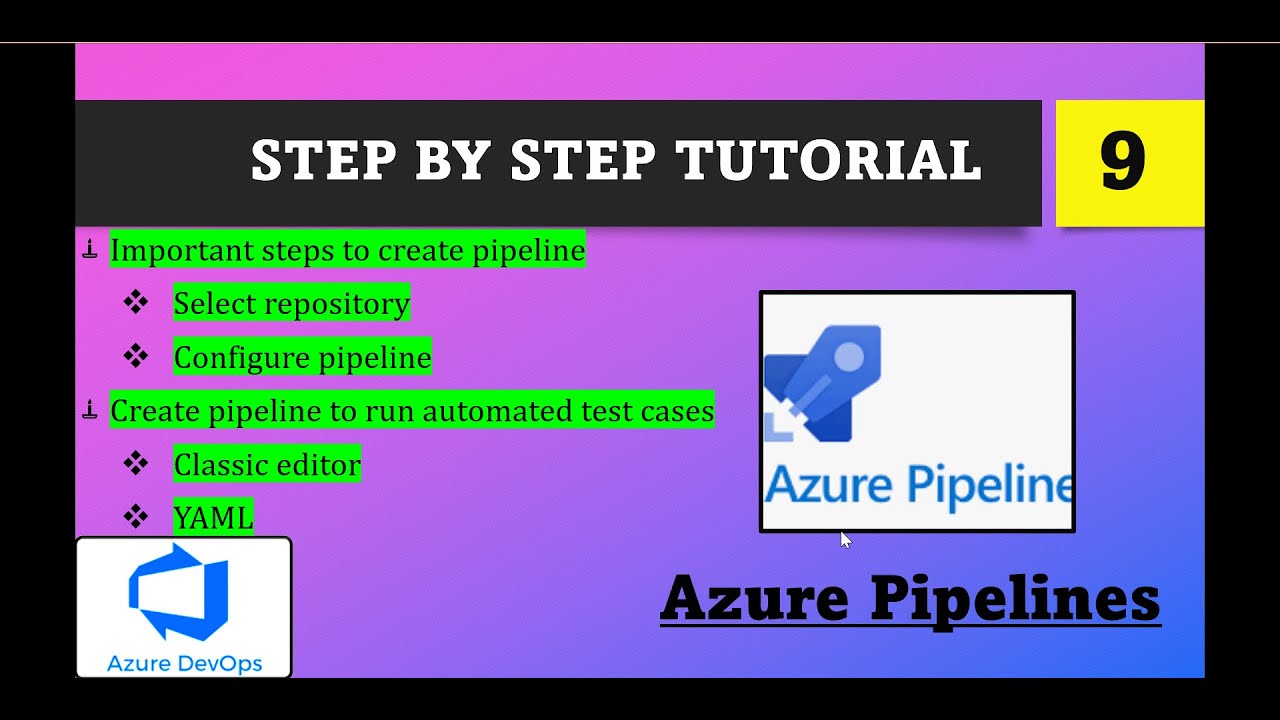 Create Pipeline to run automation test cases in Azure DevOps