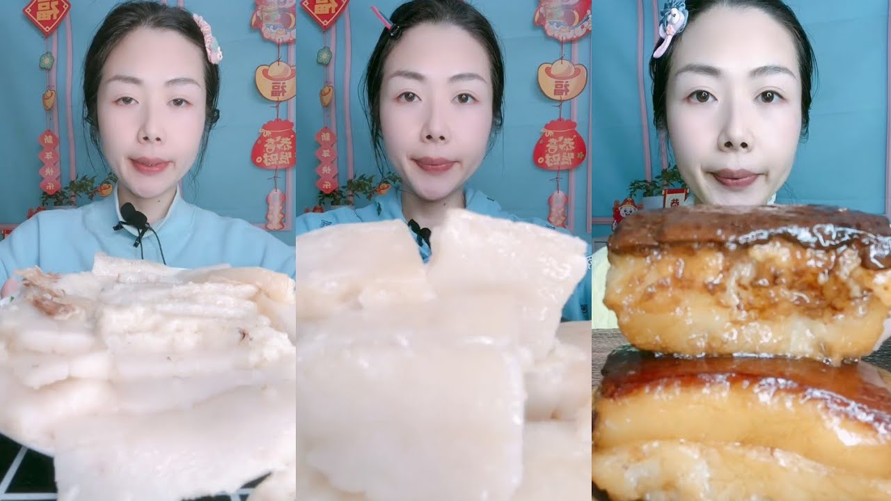 Eating Challenge: Eating pork braised pork belly beef 🍖🍖🍖#pork #belly #porkbelly #meat 