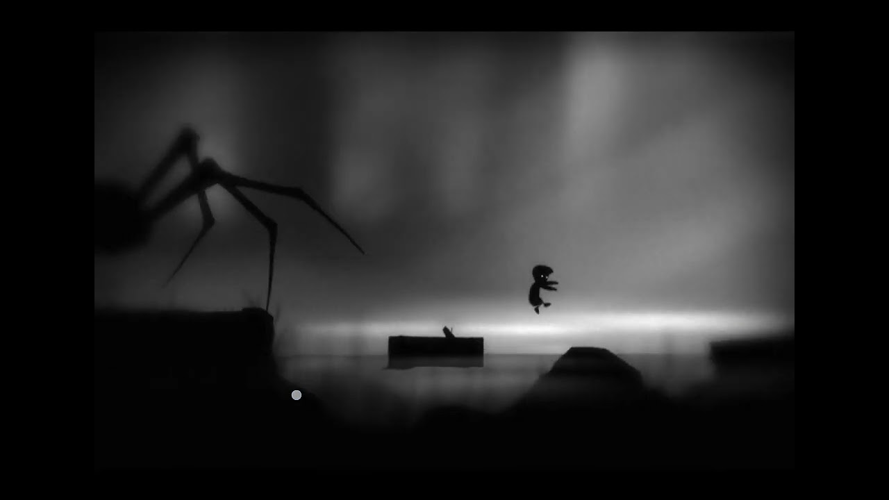 This spider attacked on this boy suddenly😱😱 (limbo horror game🎮
