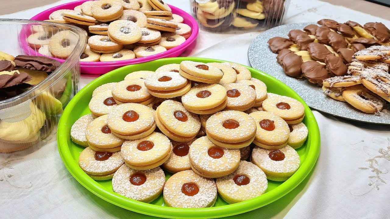 PASTA FROLLA PERFETTA per BISCOTTI FARCITI CON MARMELLATA e NUTELLA - Occhi di bue - Biscotti Facili