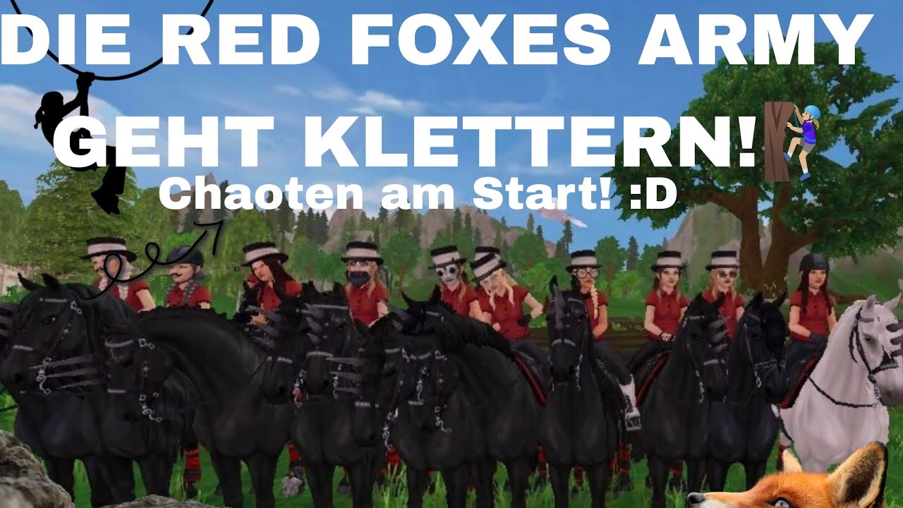 DIE RED FOXES ARMY GEHT KLETTERN!🧗🏼‍♀️:D //400 Abo Special🤍