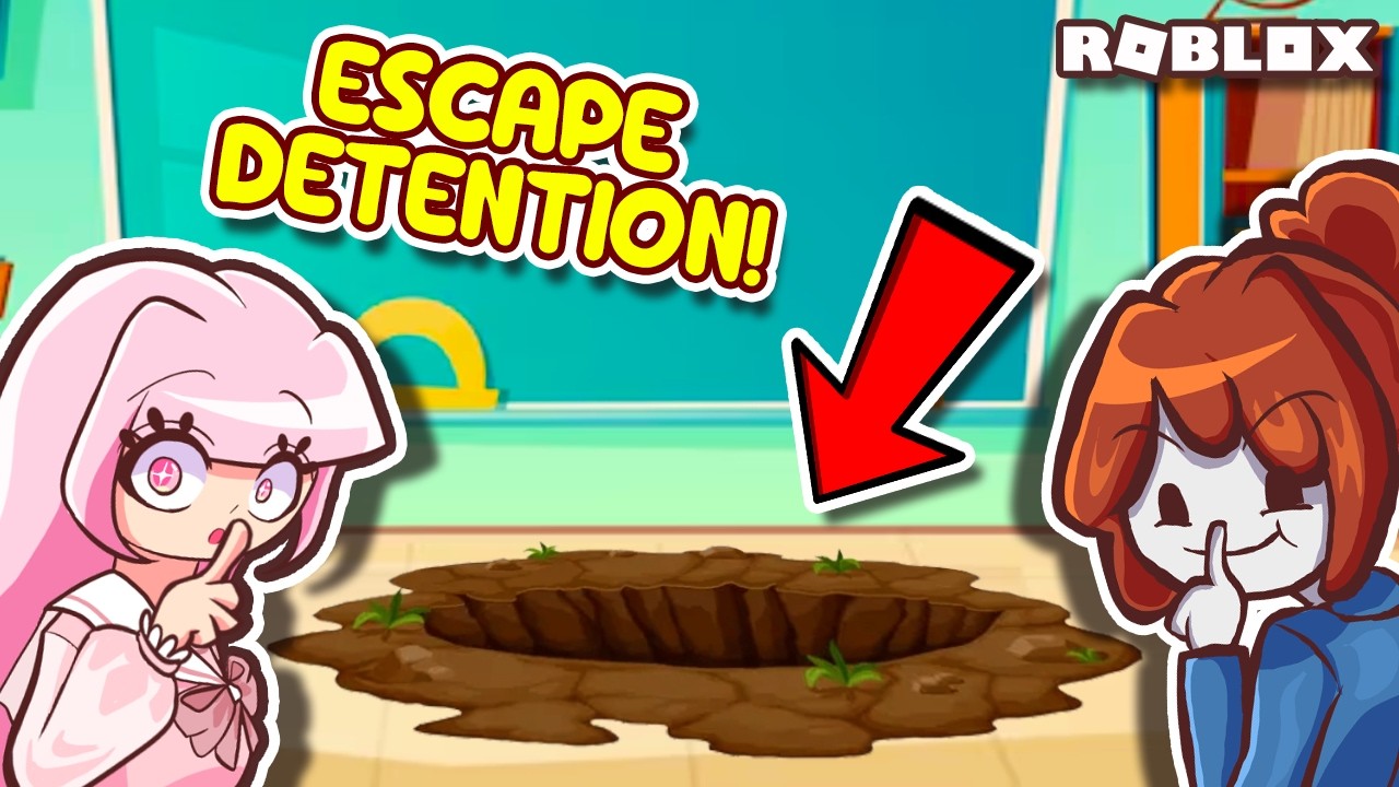We Are ESCAPING Detention! | Roblox | Dig Out of Detention