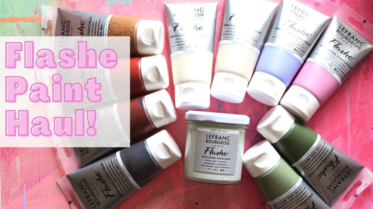 Flashe Paint Haul! The Best Matte Acrylic Paint