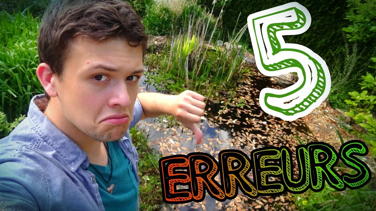 5 ERREURS À ÉVITER POUR VOTRE MARE