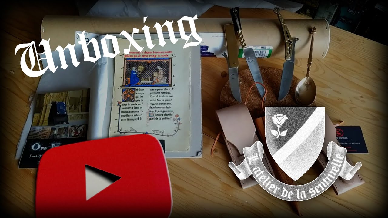 Tod Cutler cutlery and medieval illumination unboxing and review