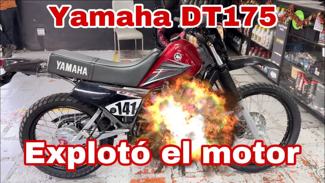 YAMAHA DT175 ROMPÍ EL MOTOR
