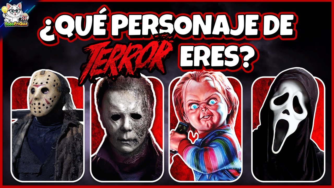 &iquest;Qu&eacute; PERSONAJE de TERROR eres? 🔪😱 Descubre tu lado oscuro