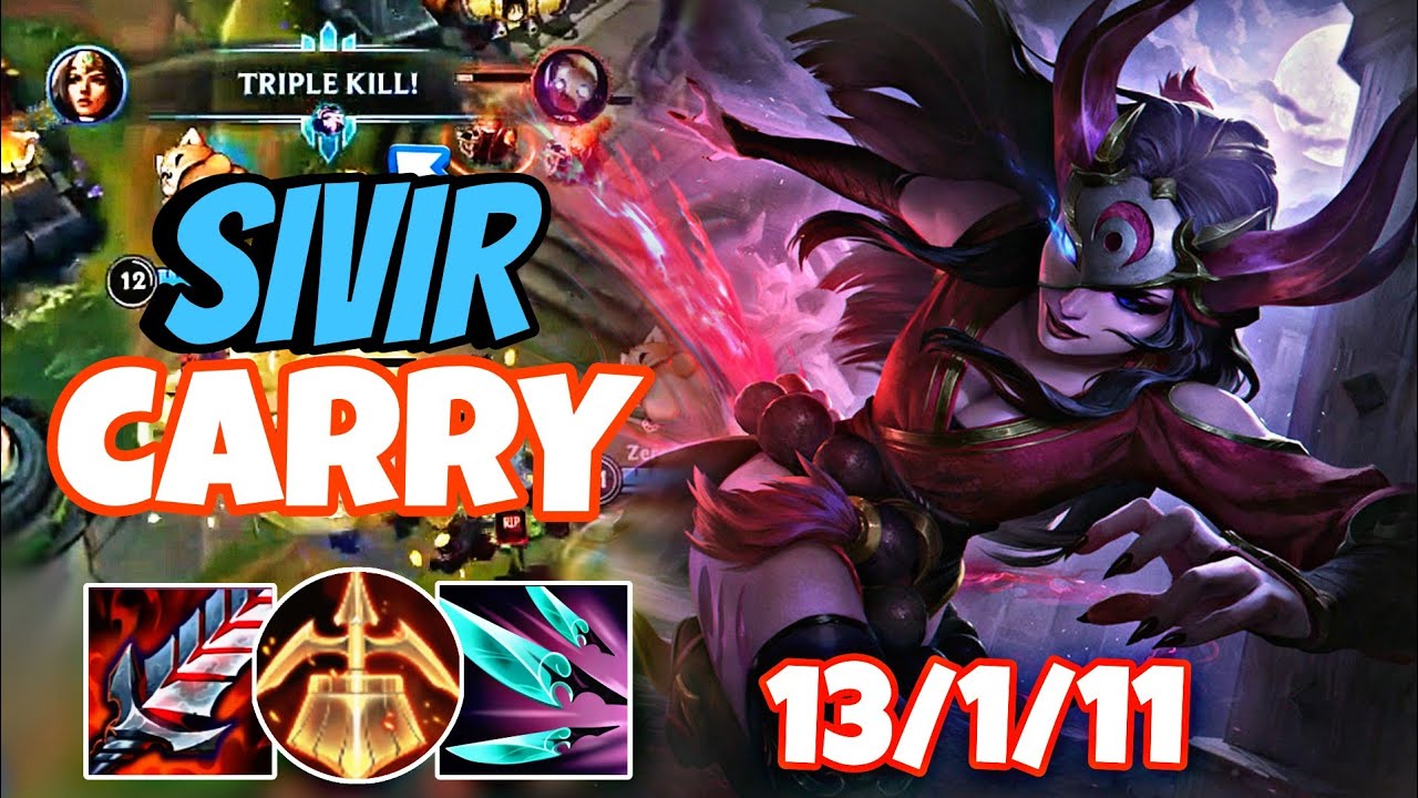 WILD RIFT ADC // BEST SIVIR IN THE WORLD CARRIERS HIS TEAM GAMEPLAY!