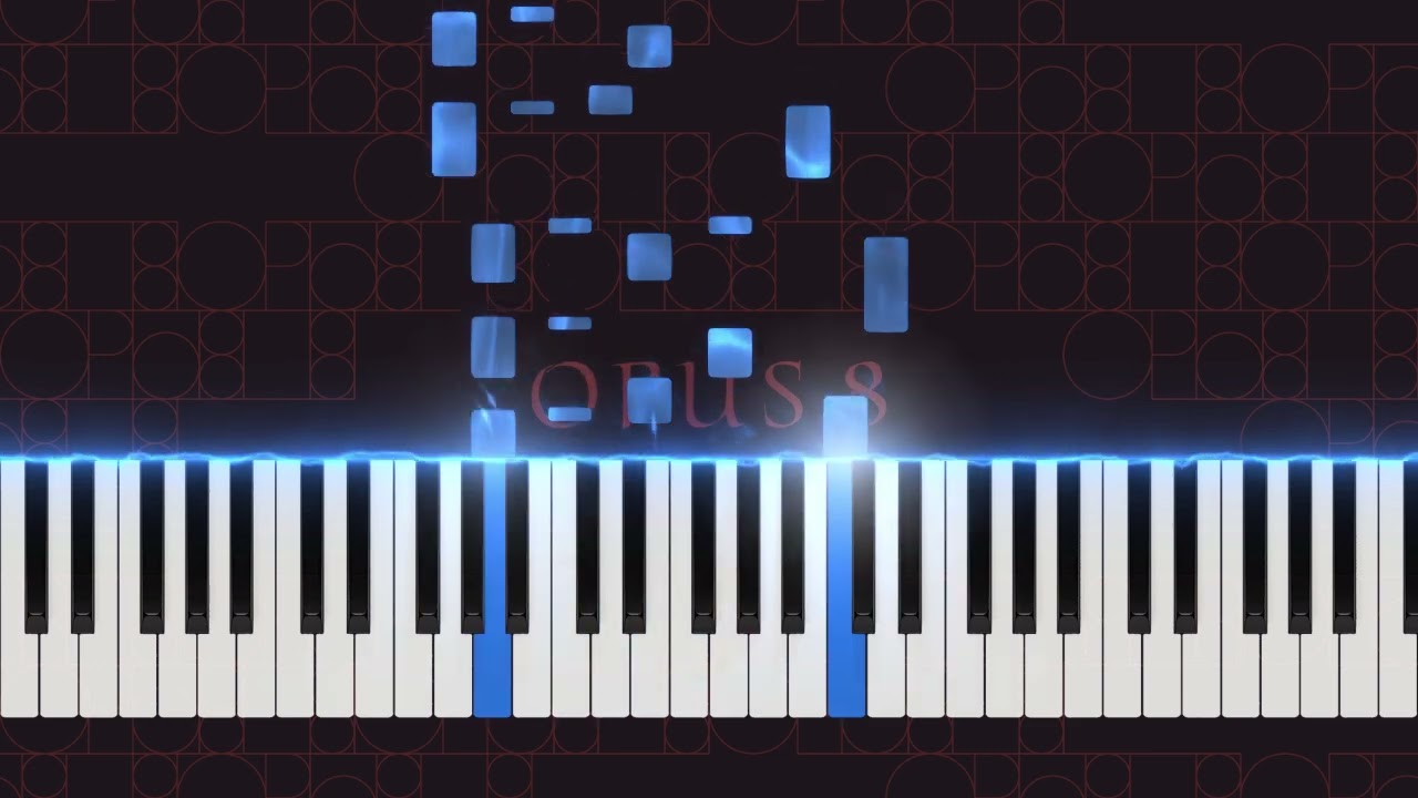 Opus 8 - Guilherme Veroneze [Piano Tutorial Visualiser]