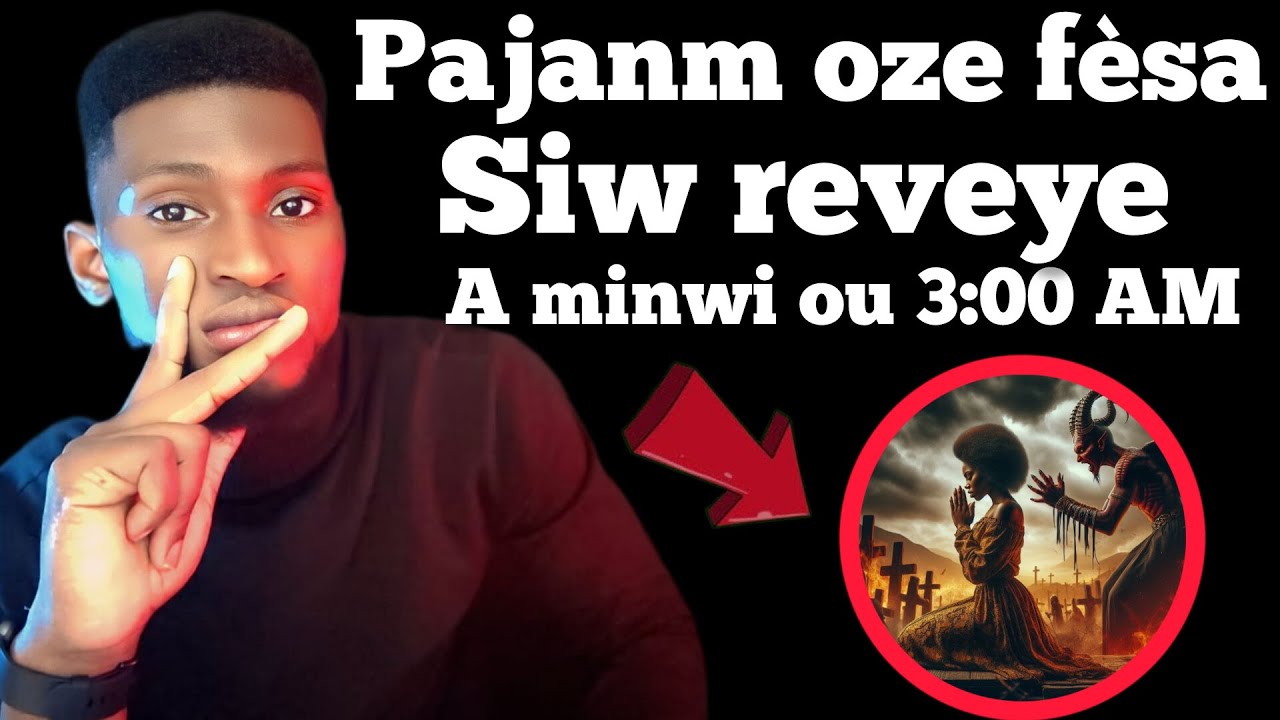Siw reveye a minwi pou rive 3:00 AM atansyon pajanm oze fèsa si non se pwòp tèt ou ankò wap detri 🥺😭