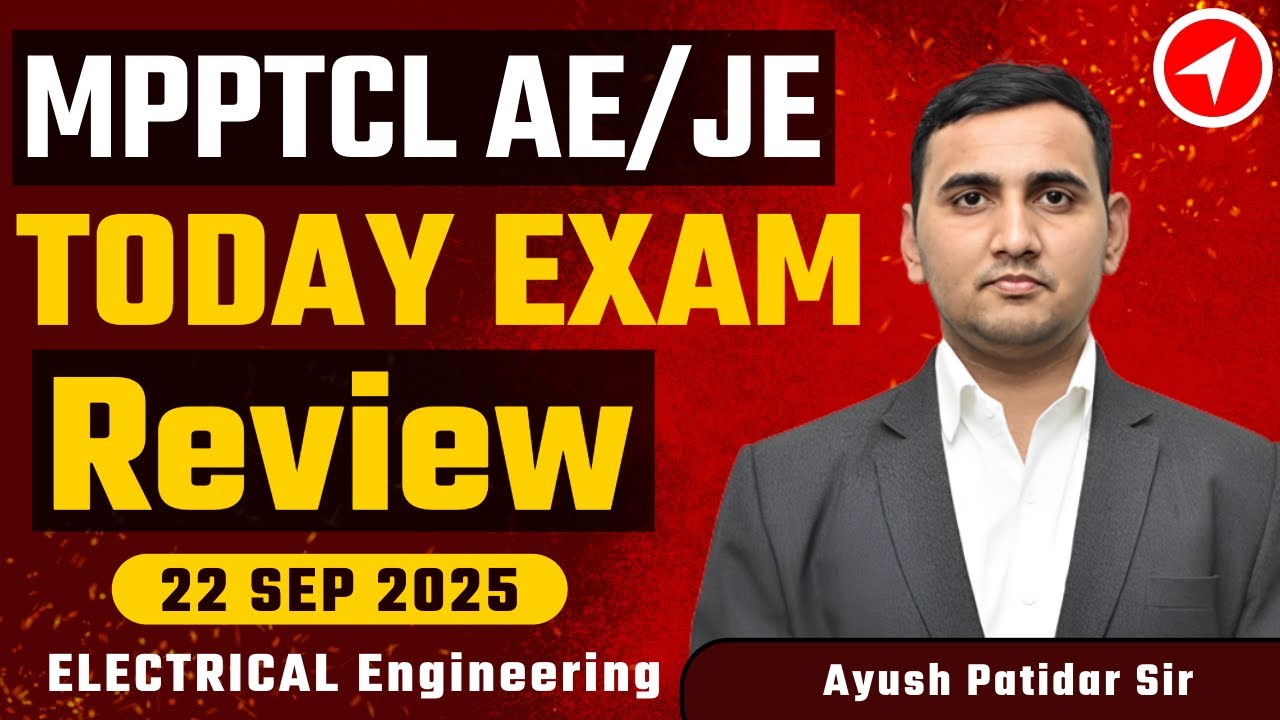 MPPTCL AE/JE 2025| MP TRANSCO EXAM 22 SEP 2025 Detail Exam Analysis & Expected Cutoff