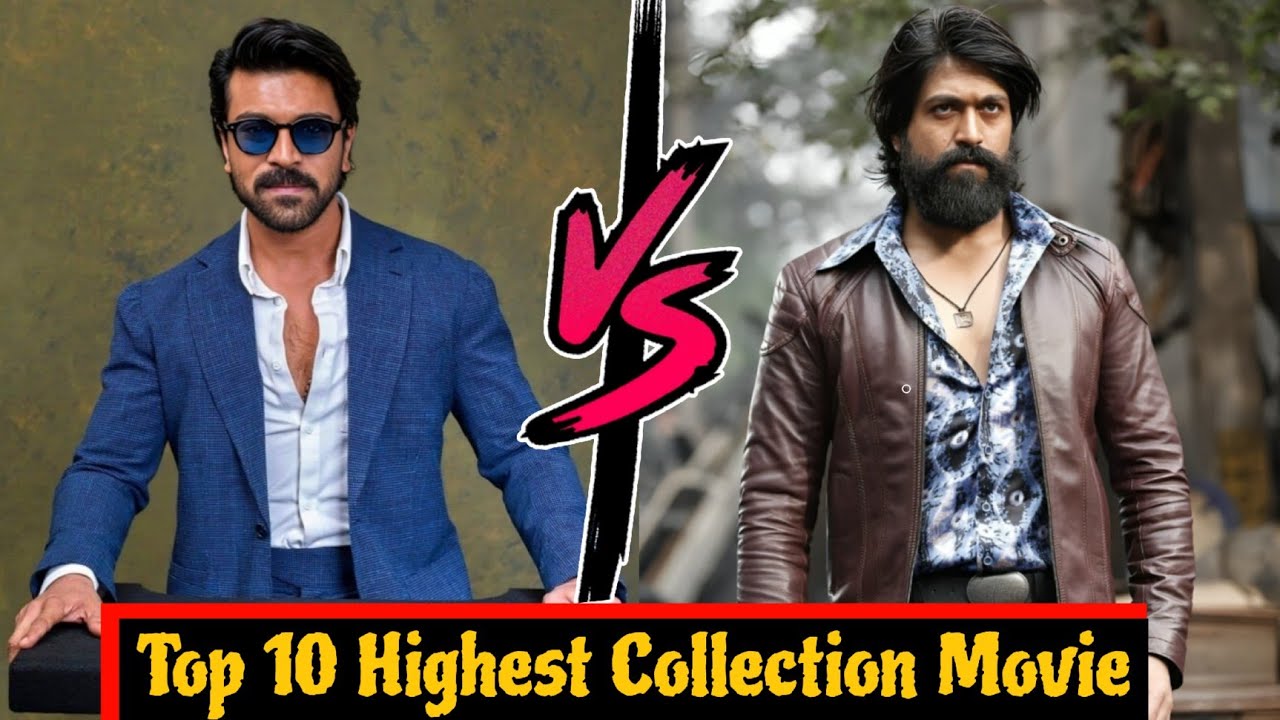 Yash 🆚 Ram Charan Top 10 Highest collection Movies Comparison