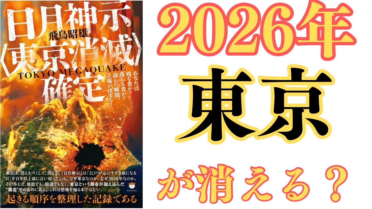 【東京壊滅論】2024年スサノヲが復活して日本は2025年に大決算が終わり2026年に禊ぎの立て直しが始まる！？