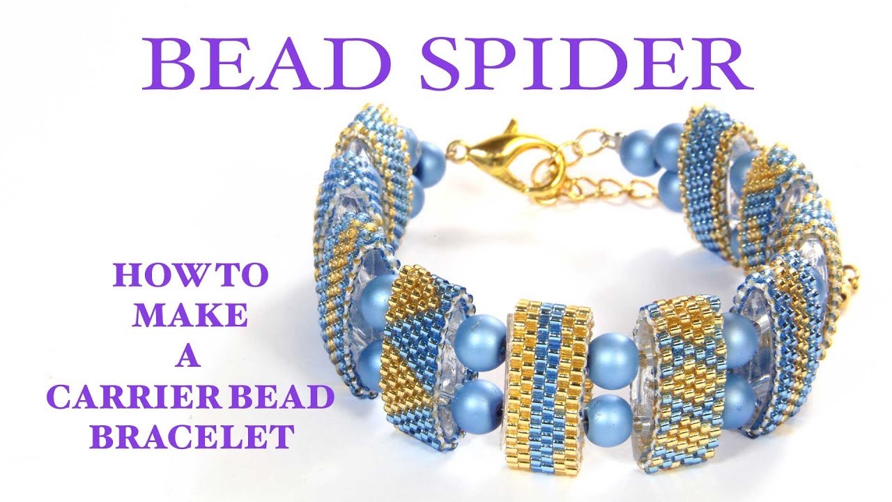 How to make a carrier bead bracelet AND how to read a peyote pattern.